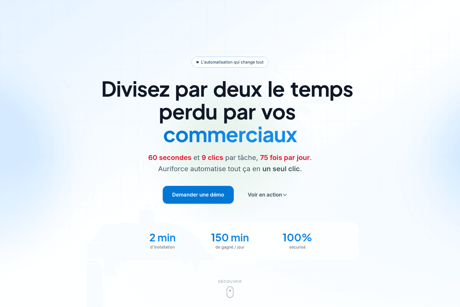 Capture du site AuriForce